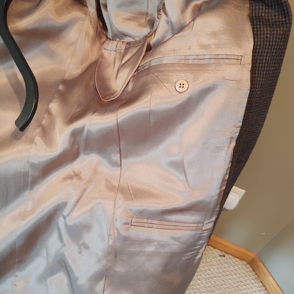 Oscar de la Renta Wool Sports Coat 42 R - Picture 13 of 15